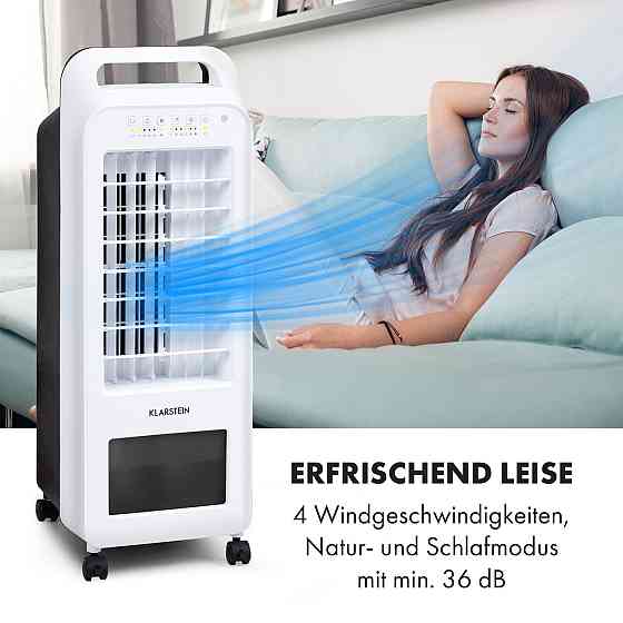 Cooler Rush вентилятор воздухоохладитель 5.5L 45W пульт дистанционного управления 2x пакет со льдом белый Ровно