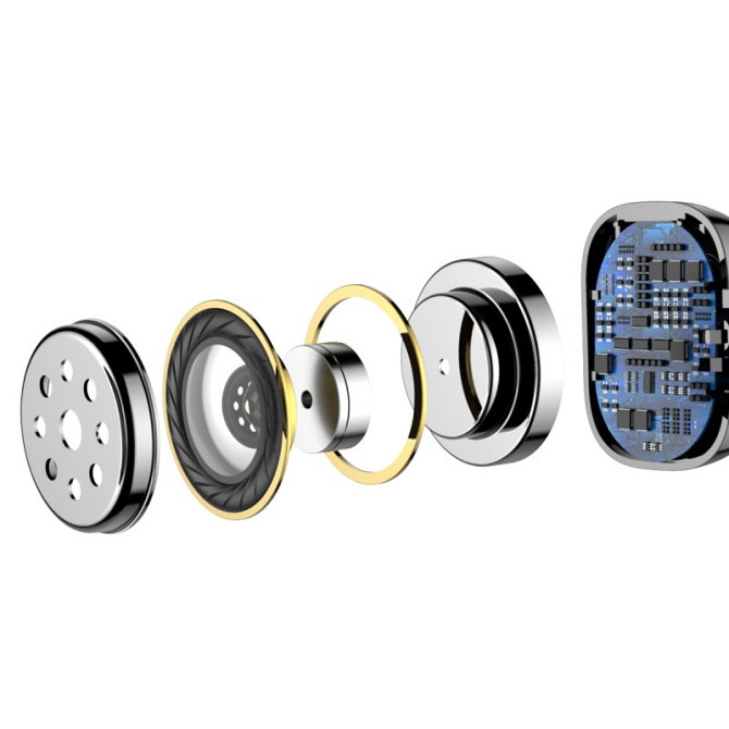 Бездротові Bluetooth-навушники Baseus Encok W02 з вбудованим мікрофоном NGW02-01 (Чорні) Миколаїв - фото 9