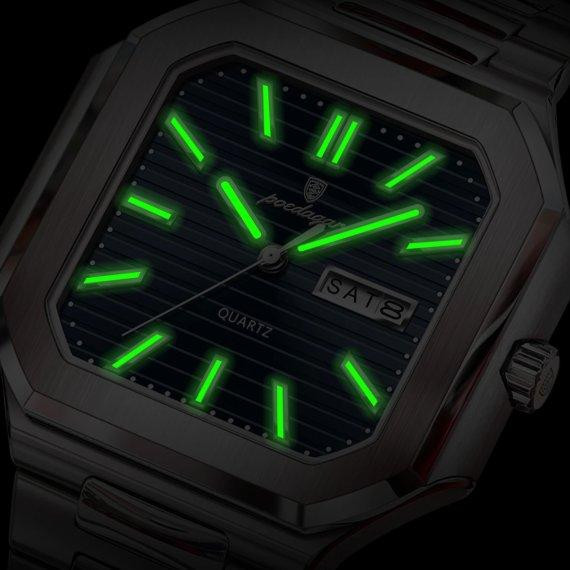 Годинник чоловічий наручний Poedagar Chester (Сріблясті із синім) Київ - фото 8