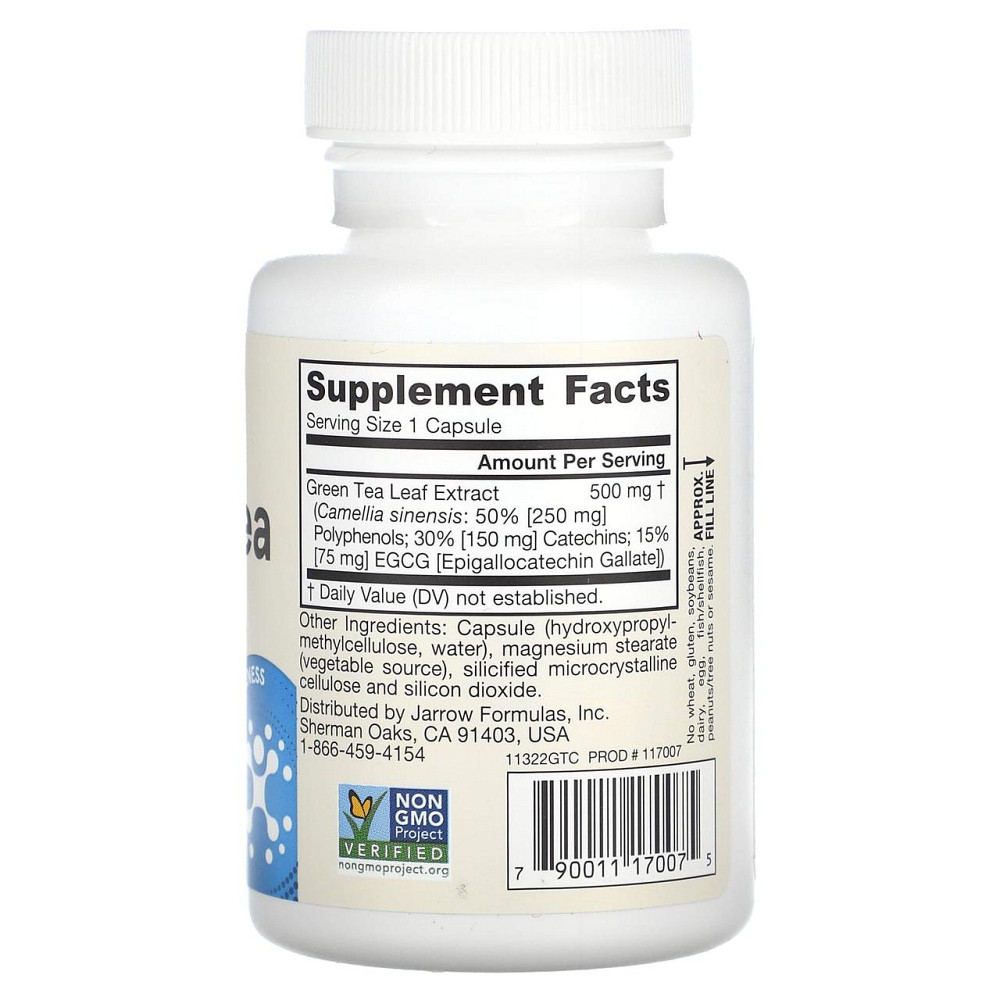 Екстракт зеленого чая Jarrow Formulas Green Tea 500 мг 100 капс Київ - фото 2