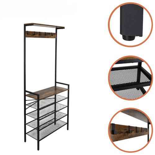 Полиця з вішалкою для зберігання взуття 189 см Ruhhy (27035) Нововолинськ