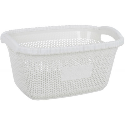 Корзина для белья Violet House 1003 Виолетта White 28 л (1003 Виолетта W б/кр. 28 л) Вінниця - фото 1