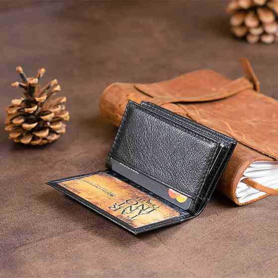 Візитниця-книжка ST Leather 19213 Чорна Київ