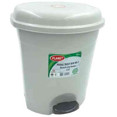 Контейнер для сміття Planet Household №2 з педаллю сірий 6 л (10338) Вінниця