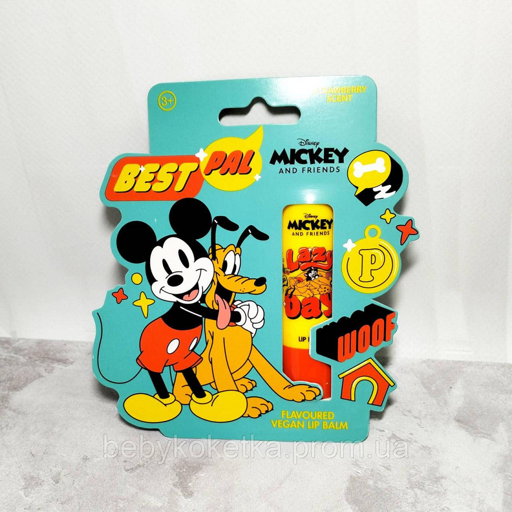 Дитячий бальзам для губ з ароматом полуниці Disney The Mickey Strawberry 4.3 г. Львів - фото 1
