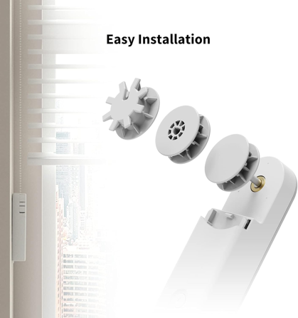 Привід для рулонних штор Aqara Roller Shade Driver E1, Zigbee 3.0, автоматизація, голосове керування, USB-C Київ