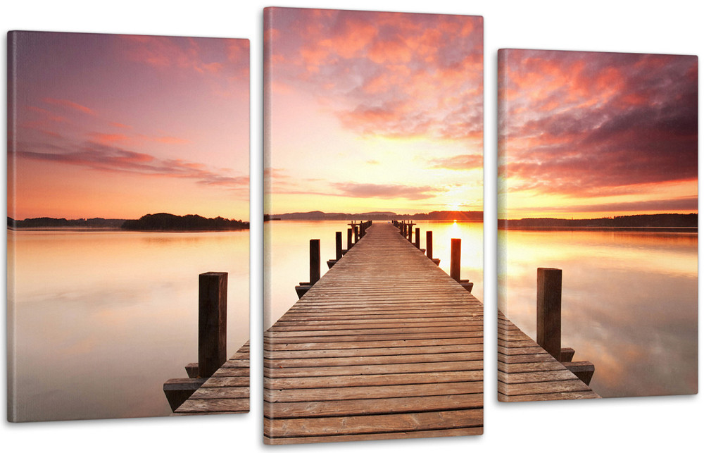 Модульная картина Природа Мост (53x100см)  Art-200_3 70x130 см Киев - изображение 1