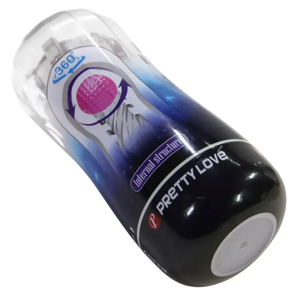Вакуумный мастурбатор в колбе Pretty Love с шариком, прозрачный, 15 х 6.3 см Sex Aura Киев - изображение 3