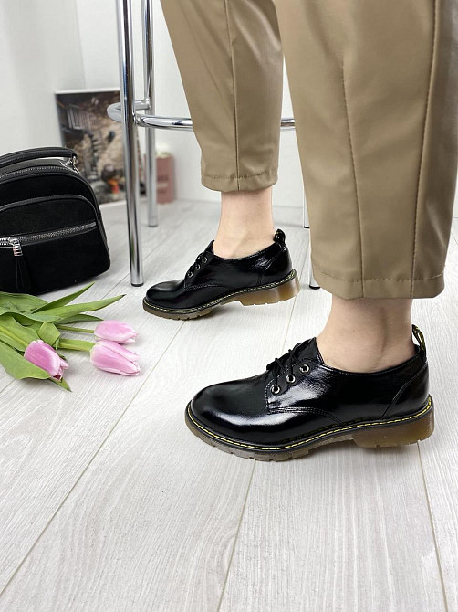 Sothby 's Туфлі жіночі Sothby 's M-375 чорні (весна-осінь, шкіра лакована) (2989) Коломия - фото 8