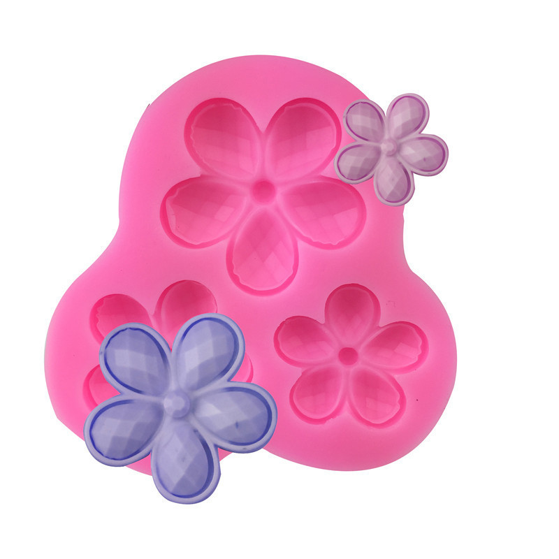 Молд для квітів 75 на 67 мм рожевий Київ - фото 3