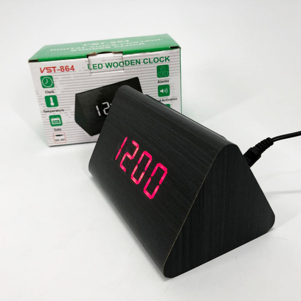 Часы электронные настольные с дисплеем, Настольные часы для дома Электронные с функцией подсветки AS-69 Ивано-Франковск - изображение 8