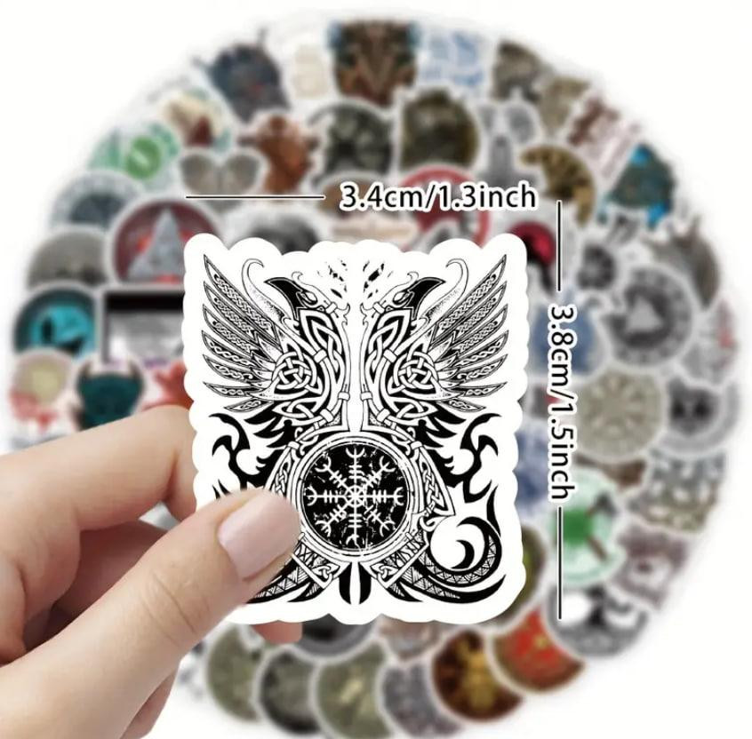 Викинги водонепроницаемые наклейки, стикер, виниловая наклейка для ноутбука, планшета, смартфона, 50 Киев - изображение 6