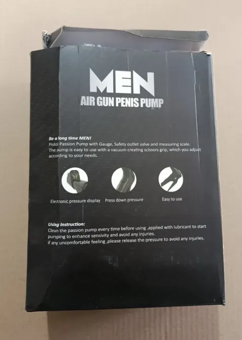 УЦЕНКА!!! - Вакуумная помпа с манометром CANWIN Men Air Gun Penis Pump - P398 Sex Aura Киев - изображение 10