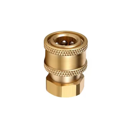 Фитинг БРС гидравлический 1/4, уплотнение STD, для моек высокого давления, латунь Вінниця - фото 1