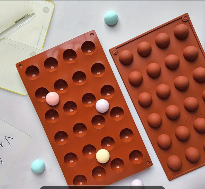 Форма для полусфер Empire, 20 шт, пищевой силикон, 29×17 см, для духовки и морозильника, антипригарная Одесса - изображение 2