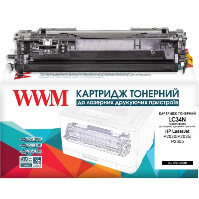 Картридж WWM для HP LJ P2035 (LC34N) Вінниця - фото 1