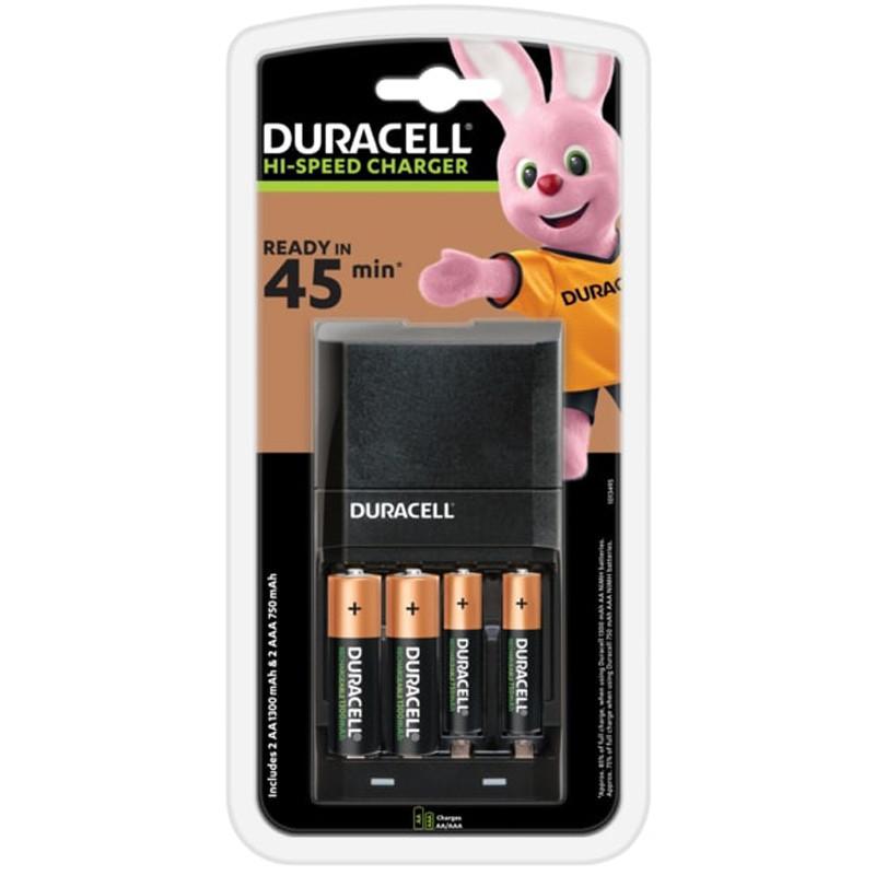 Зарядний пристрій Duracell CEF27 + AA NI-MH 1300 mAh 2 шт + AAA NI-MH 750 mAh 2 шт. ( 11698 ) Харків - фото 1