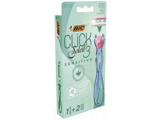 Станок для бритья 1шт жен Miss Soleil Click Sensitive 2 картриджа ТМ BIC Киев