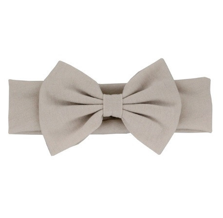 Пов'язка на голову дитяча широка one size бежевий Київ - фото 1