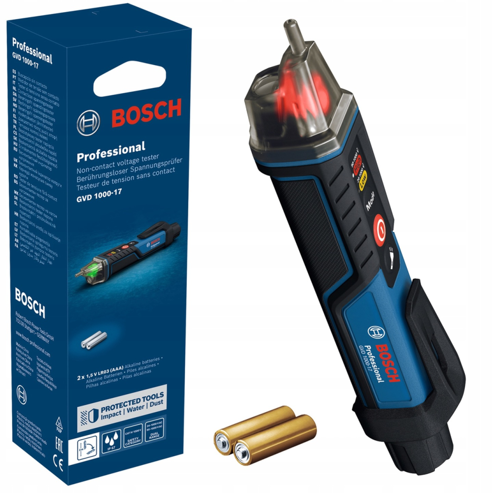 Бесконтактный тестер напряжения Bosch Professional GVD 1000-17 (0601077000) Киев - изображение 1