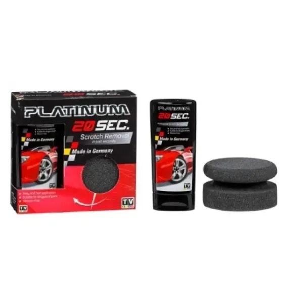 Средство для удаления царапин на автомобиле Platinum 20 sec. Паста от царапин на машине. Полироль для авто Коломыя