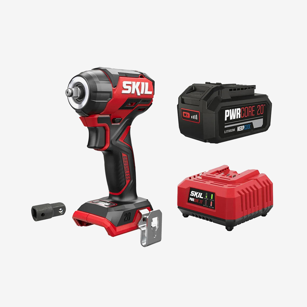 Гайковерт аккумуляторный бесщеточный ударный, SKIL 3265 CA Compact + аккумулятор 5 Ah + зарядное устройство Одесса - изображение 1