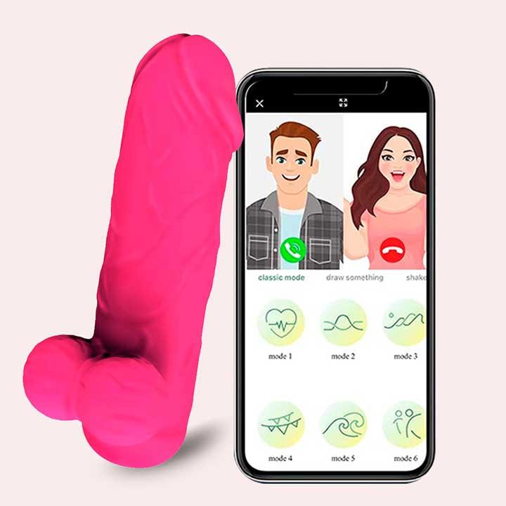 Реалистичный смарт мини-вибратор для клитора Love Spouse фуксия – Смарт вибраторы Винница - изображение 1