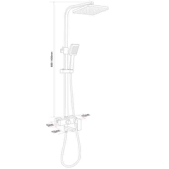 Душова система Globus Lux ALFA GLAL-1007 Луцк