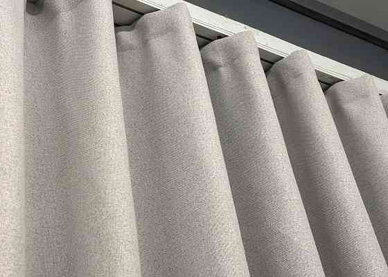 Преміум шторна тканина blackout 100%, двостороння, колекція “ASHEN NIGHT” колір попелястий 1842ш Київ