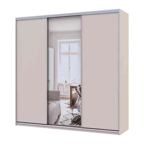 Шкаф-купе Doros Сити Лайт Кашемир 2 ДСП/1 зеркало 225х60х225 (80736383) Днепр