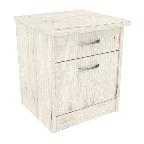 Тумба прикроватная Диана, Дуб Крафт Білий, 400/400/470 Львов