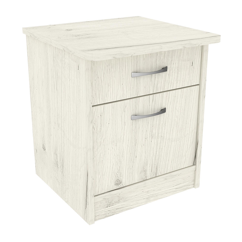 Тумба прикроватная Диана, Дуб Крафт Білий, 400/400/470 Львов - изображение 1