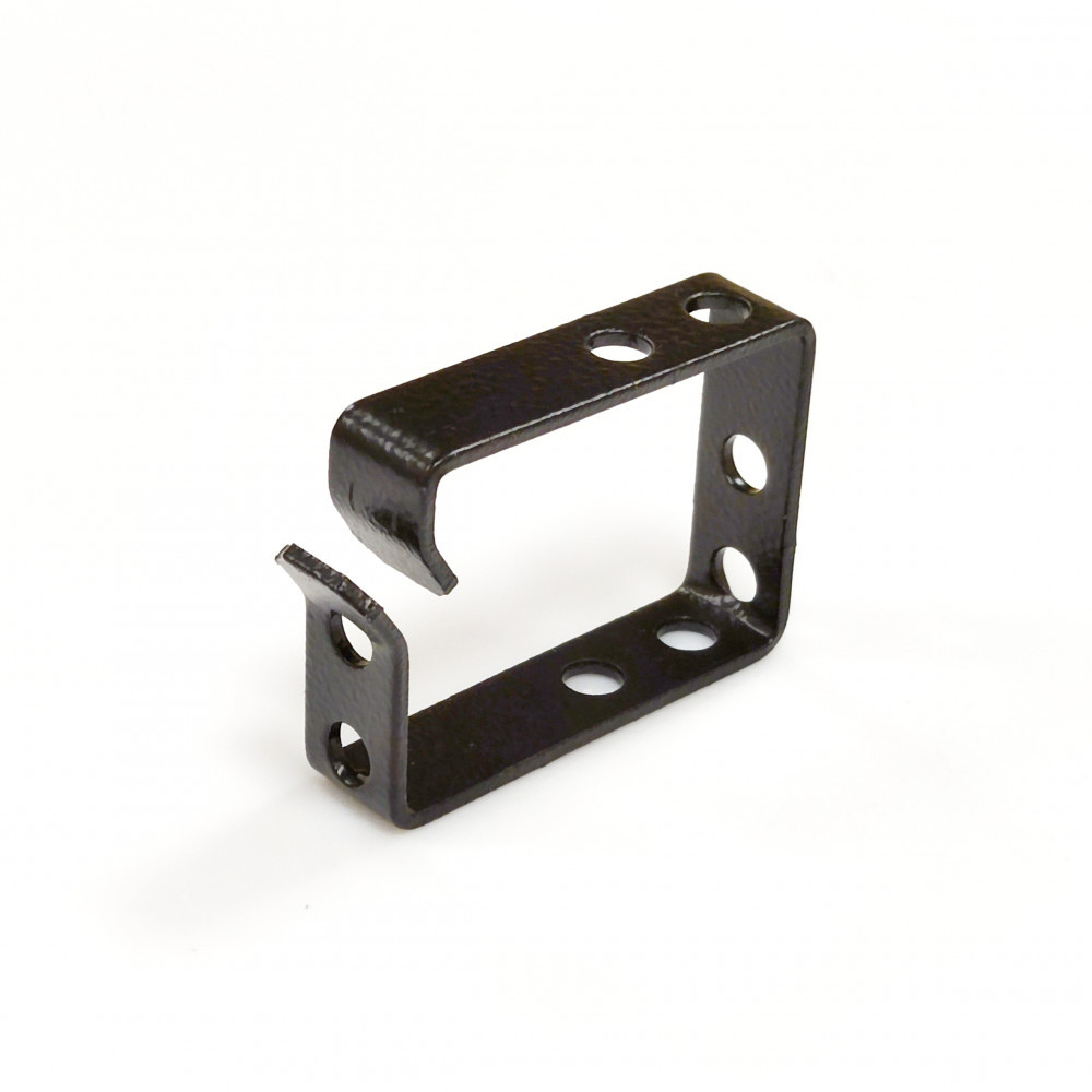 Кабельний організатор-кільце CMS 44х60 мм металевий чорний Київ - фото 1