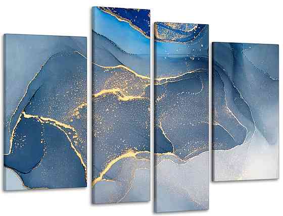Модульна картина у спальню, вітальню Абстракція Art-620_4 99x140 см Київ