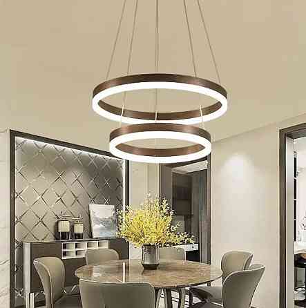 Светодиодная люстра Олимпия PJ812 Coffee 80+100см Винница