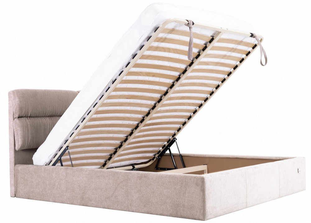 Кровать Oxford VIP 120 х 190 см Мисти Mocco С дополнительной металлической цельносварной рамой Мокко Киев - изображение 11