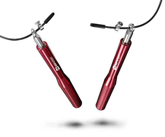 Скакалка Hop-Sport Crossfit з алюмінієвими ручками HS-A020JR червона Київ