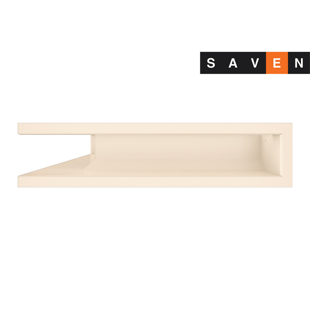 Вентиляционная решетка для камина угловая левая SAVEN Loft Angle 90х400х600 кремовая Львов - изображение 3