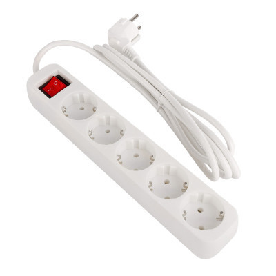 Мережевий фільтр живлення ColorWay CW-PSEA52W, 5 розеток/ 2M white (CW-PSEA52W) Вінниця - фото 5