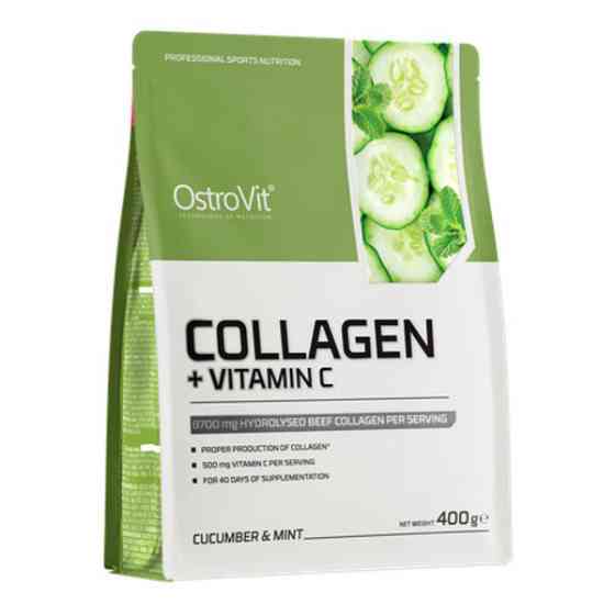 Collagen + Vitamin C 400g (Cucumber-mint) Луцьк