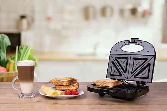 Сендвічниця Mesko MS 3032 850Вт/ незмінні пластини/ вертикальне зберігання/ чорна Вінниця