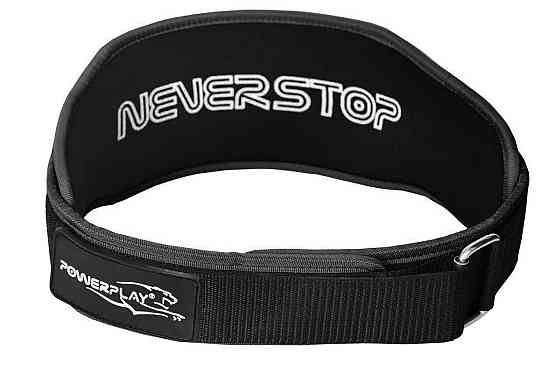 Пояс неопреновий для важкої атлетики Power Play 5546 Black L Киев