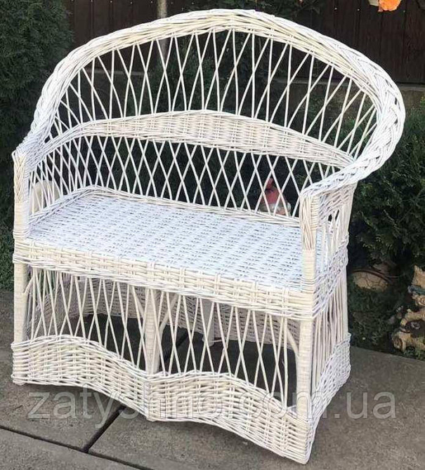 Диван білий не великий на балкон (довжина 110) Київ - фото 3