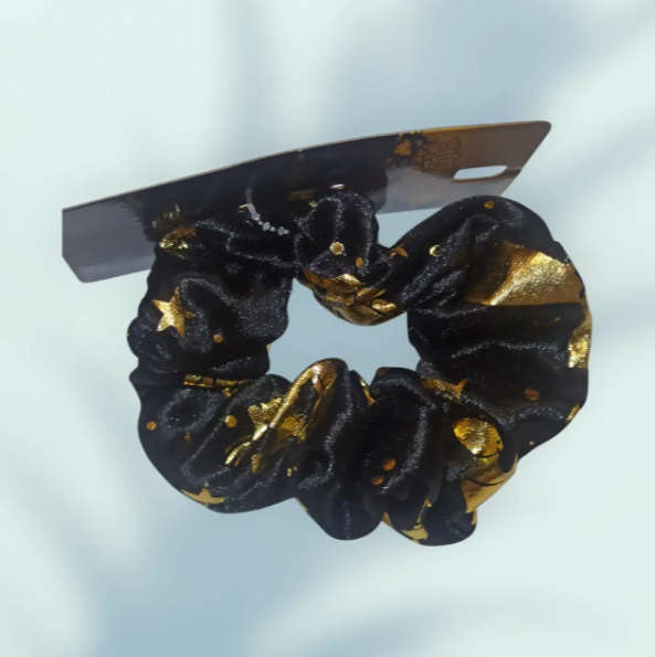 Резинка для волосся на Хелловін one size чорно-золотистий Київ - фото 2