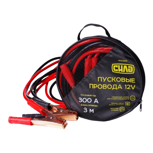 Дроти пускові 300А 3м сумка СИЛА Житомир