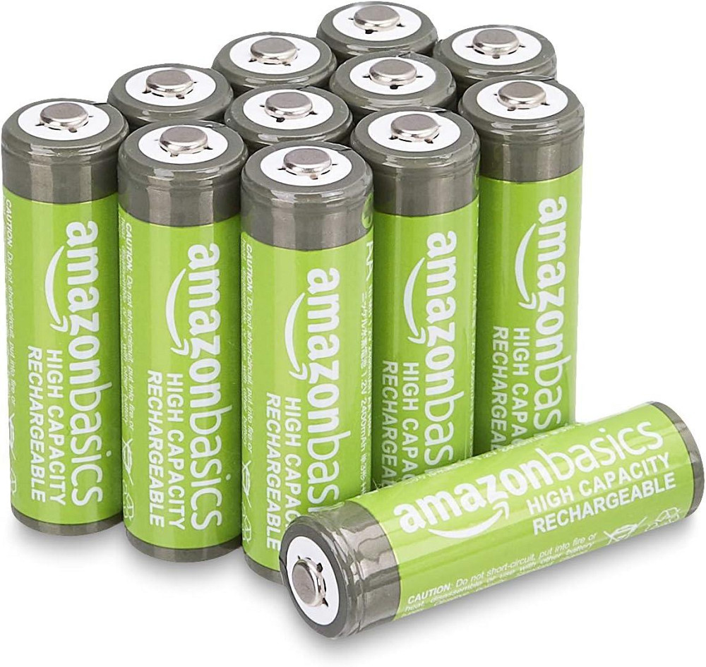 Батарейки Amazon Basics AA 12 шт NiMH 2400mAh 1.2V перезаряджувані великої ємності до 400 циклів передзаряджені Київ - фото 1