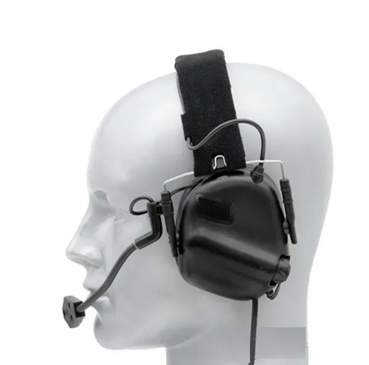 Комплект активные наушники Earmor M32(x) + крепление чебурашки M16C (Черный) Киев - изображение 5