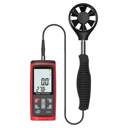 Анемометр цифровий із виносною крильчаткою 0,3-45 м/с, 0-45 °C, 10-90% BENETECH GT8915 Чернігів