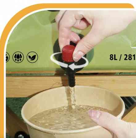 Складная, походная канистра для воды 8 л с краном Винница