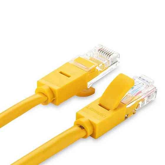 Інтернет кабель патч-корд UGREEN Cat 5e U / UTP Lan Cable 5m (Yellow) UGR-11233 Одеса